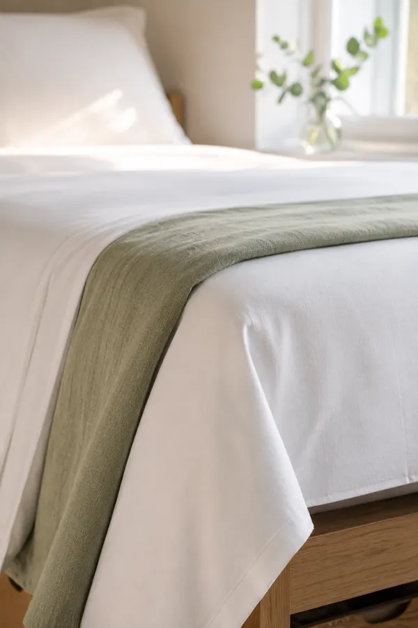 Pinterest graphic for: Twin XL Sheets: Sizes, Materials, and What to Avoid